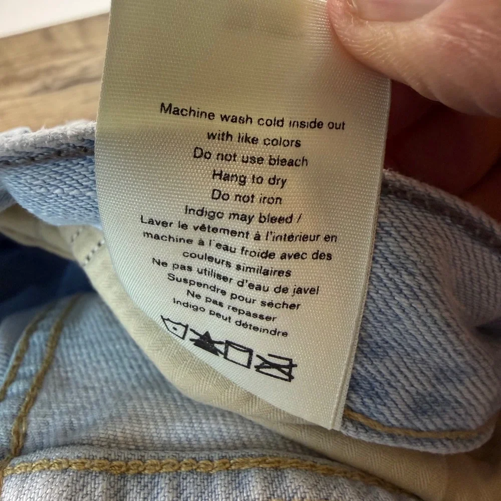 Rag & Bone Fit 2 Slim Jeans Mens 31x32 Austen Light Wash Blue MED21H1223C6AU